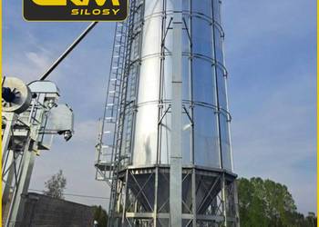 NOWY Silos zbożowy lejowy 194 t - montaż 2025