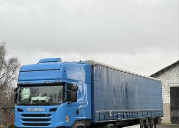 Scania R450 Euro 6 + Krone MEGA 2014 – Automat – Retarder – Gotowa do jazdy