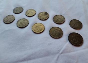 10 monet 5 zł 1983 2/ 1984/5 1986r87r 88