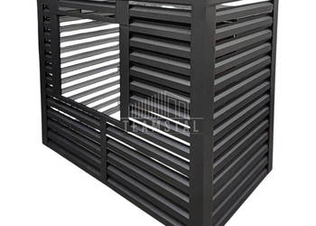 Osłona Pompy Ciepła 120x60x150cm Antracyt Zabudowa TS995