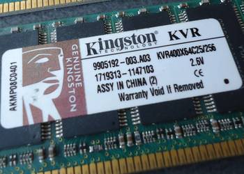 Pamięć Kingston KVR400X64C25/256 256MB