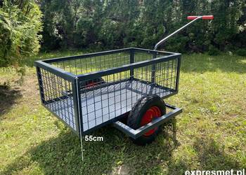 Polski Wózek transportowy do ogrodu praktyczny wózek gospodarczy 210 Litrów