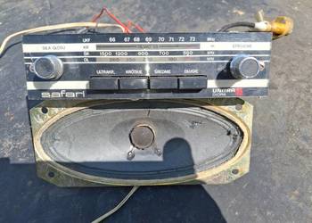 RADIO SAMOCHODOWE SAFARI SMT-301. FIAT POLONEZ, WARSZAWA, ŻUK, NYSA, TARPAN