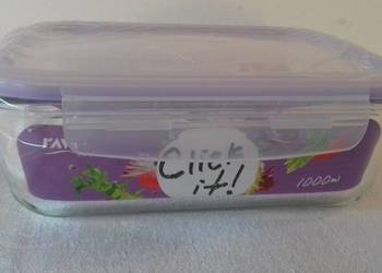 Pojemnik żaroodporny z pokrywą „Click it!”, 1000 ml