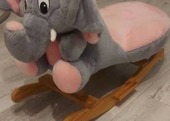 Duży Bujak SŁOŃ SŁONIK na biegunach