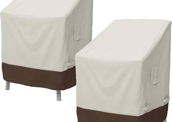 NOWE Pokrowce na Krzesła Amazon Basics – Zestaw 2 szt. – Beżowe