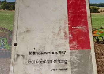 Instrukcja CASE IH Mähdrescher 527 Betriebsanleitung