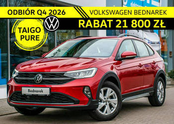 Volkswagen Taigo Nowa wersja Pure! 1.0 TSI 116 KM DSG