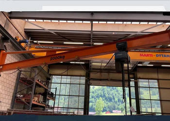 Dźwig przyścienny DEMAG 2t 2000kg/7 metrów Faktura VAT 23% - żuraw obrotowy