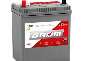 Akumulator GROM EFB START&STOP 40Ah 420A DTR JAPAN Dostawa Akumulator GROM EFB START&STOP 40Ah 420A DTR JAPAN Dostawa