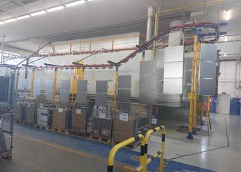 Automatyczna malarnia proszkowa EUROIMPIANTI (rok produkcji 2017)