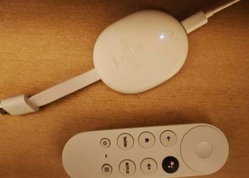 Chromecast 4.0 4k z pilotem i gwarancją