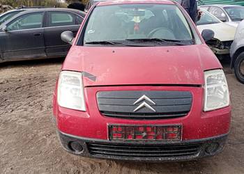 Citroen C2 1,2 EKQD, zderzak przedni, części transport FV dostawa Citroen C2 1,2 EKQD, zderzak przedni, części transport FV dostawa