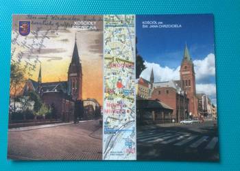 ( 916. ) Kościoły Szczecina Widok Z Lat 1922 I 2005