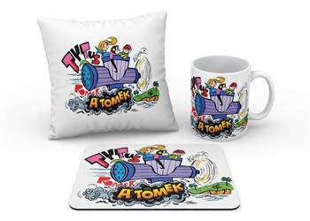 Tytus Romek I Atomek komiks PRL retro prezent Poduszka kubek podkładka pod
