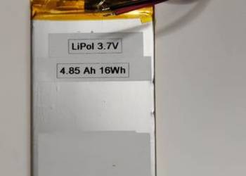 Akumulator Litowo Polimerowy 3.7V 4.8Ah / 16Wh