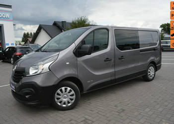 Renault Trafic 1.6 dCi LONG 2xBoczne drzwi 5-osób Navi Kamera 174tys.km F-…