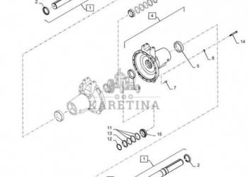 New Holland T6090 Oś 118654A3