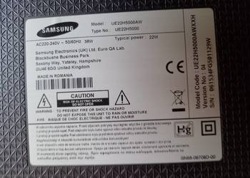 Telewizor Samsung UE22H5000 LED ładny stan rzadko używany Full HD
