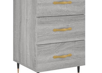 Szafka nocna szary dąb sonoma 40x40x66 cm WM-827642