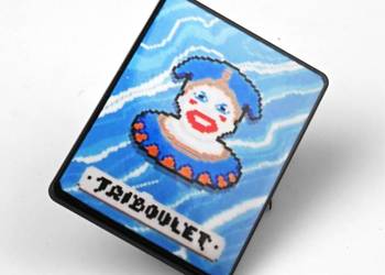 Triboulet | 4 cm | Metal | Przypinka | Balatro