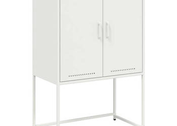 Szafka biała 685x385x107 cm stal WM-846511