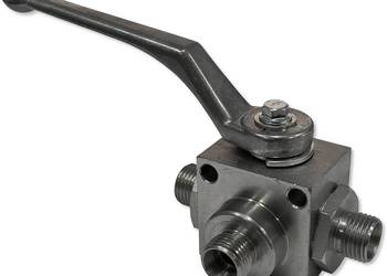 ZAWÓR HYDRAULICZNY RĘCZNY KULOWY 3 DROGOWY M16x1,5 20L [2423