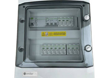 Rozdzielnica DC/AC EMITER EM-1291N_DCAC - DC Dehn T1+2, 3/3; AC