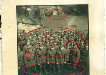 Stare zdjęcie rekruci żołnierz niemiecki grupowe 1935 rok