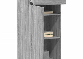 Szafka szary dąb sonoma 45x425x93cm materiał drewnopochodny WM-846290