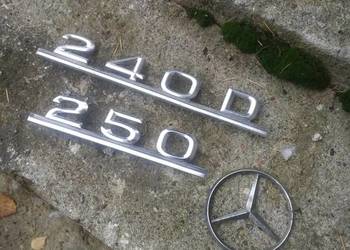 Emblemat Znaczek Napis na Klapę Mercedes W123 240 D