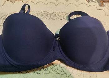Biustonosz TEYI granatowy PUSH UP 85B