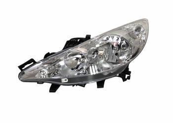 Peugeot 207 W_ I 05.2006-12.2013 Reflektor Lampa przód LEWY H1+H7 TYC