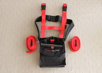 Szelki do nauki jazdy na nartach Lucky Bums