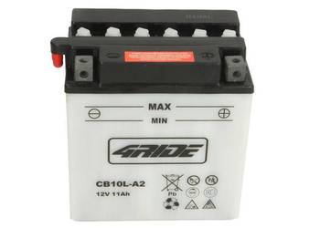 Akumulator motocyklowy 4 RIDE CB10L-A2 12V 10Ah 160A (Kwasowy, Prawy+)