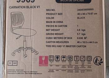 Krzesło obrotowe Carnation Black V1.