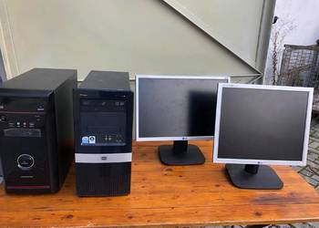 Komputery stacjonarne plus monitory