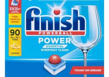 Tabletki do zmywarki Finish Power Essential, lemon, 90 sztuk