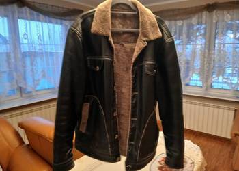 Męska skórzana kurtka pilotka Nowa