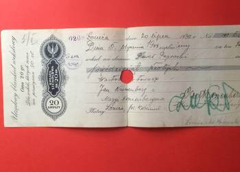 ( 1535 ) Weksel Wystawiony W Łomży 32