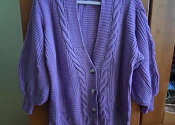 Liliowy sweter oversize, rozm.: 6XL/52
