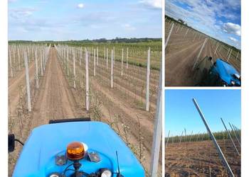 Wstawianie słupów wiercenie otworów wkręcanie kotew