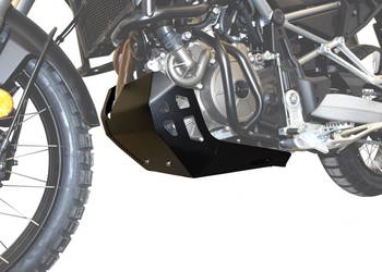 Osłona silnika do Aprilia Tuareg 660 - aluminiowa czarna