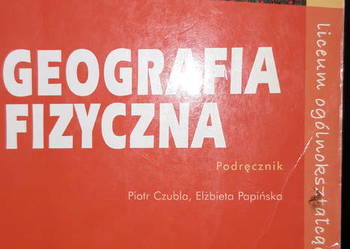 geografia fizyczna książki kolekcjonerskie unikaty matura