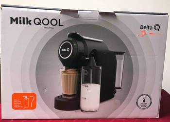 NOWY Ekspres Kapsułkowy Delta Q Milk Qool Evolution 19 bar + System Mleczny