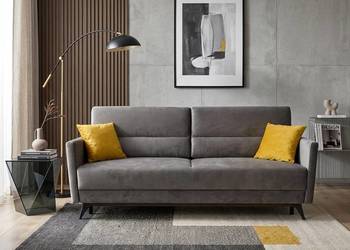 Kanapa Lucas Szara, Funkcja Spania, Dostawa 0zł!