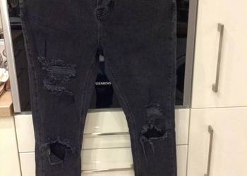 Spodnie Jeans Skiny Czarne Męskie MENNACE rozm / 32 Nowe