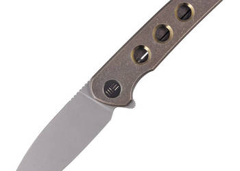 Nóż składany WE Knife Shakan LE No 172/210 Bronze Titanium, Gray Stonewash…