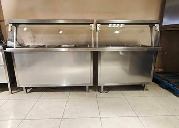 Ciąg wydawczy bemarowy Stalgast 4 GN + 3 GN - 260 cm, po przeglądzie
