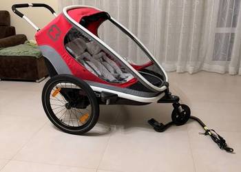 Hamax Outback Twin – przyczepka rowerowa 2-osobowa | gotowa do ja